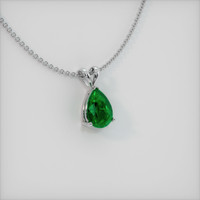 Emerald Pendant 1.84 Ct., 18K White Gold Preview