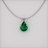 Emerald Pendant 3.95 Ct. 18K White Gold Preview