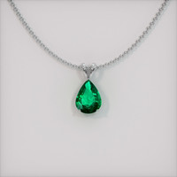 Emerald Pendant 2.76 Ct., 18K White Gold Preview