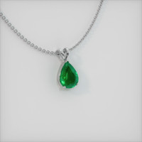 Emerald Pendant 2.76 Ct., 18K White Gold Preview