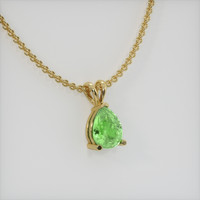 1.08 Ct. Gemstone Pendant, 14K Yellow Gold 2