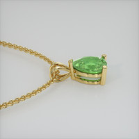 1.08 Ct. Gemstone Pendant, 14K Yellow Gold 3