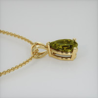 1.64 Ct. Gemstone Pendant, 14K Yellow Gold 3