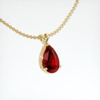 2.02 Ct. Gemstone Pendant, 14K Yellow Gold 2