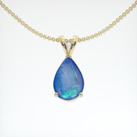1.05 Ct. Gemstone Pendant, 14K Yellow Gold 1