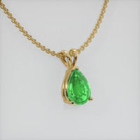 1.70 Ct. Gemstone Pendant, 14K Yellow Gold 2