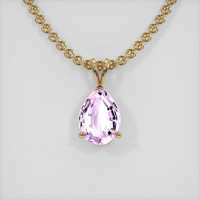 4.37 Ct. Gemstone Pendant, 14K Yellow Gold 1