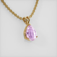 4.37 Ct. Gemstone Pendant, 14K Yellow Gold 2