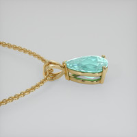 1.83 Ct. Gemstone Pendant, 14K Yellow Gold 3