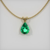 Emerald Pendant 3.07 Ct., 18K Yellow Gold Preview