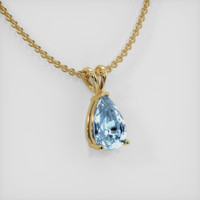 1.49 Ct. Gemstone Pendant, 18K Yellow Gold 2