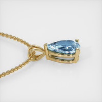 1.49 Ct. Gemstone Pendant, 18K Yellow Gold 3