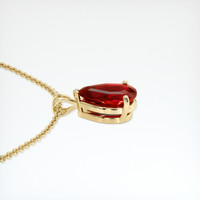 2.02 Ct. Gemstone Pendant, 18K Yellow Gold 3