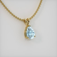 1.76 Ct. Gemstone Pendant, 18K Yellow Gold 2