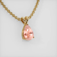 4.03 Ct. Sapphire Pendant, 18K Yellow Gold 2
