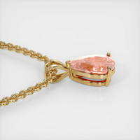 4.03 Ct. Sapphire Pendant, 18K Yellow Gold 3