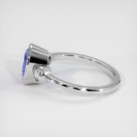 5.85 Ct. Blue Sapphire Ring, Platinum 950 4