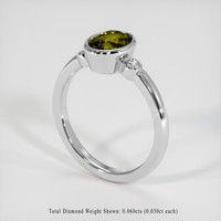 1.69 Ct. Gemstone Ring, Platinum 950 2