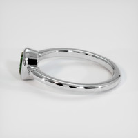 0.65 Ct. Gemstone Ring, Platinum 950 4