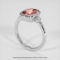 2.33 Ct. Brown Spinel Ring, Platinum 950 2