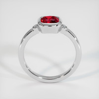 1.37 Ct. Ruby Ring, Platinum 950 3