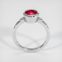 2.31 Ct. Ruby Ring, Platinum 950 3