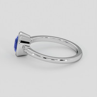 1.68 Ct. Blue Sapphire Ring, Platinum 950 4