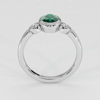 1.20 Ct. Bluish Green Sapphire Ring, Platinum 950 3