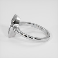 2.06 Ct. White Sapphire Ring, Platinum 950 4
