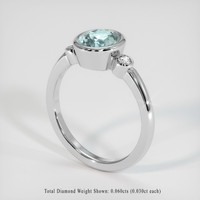 1.79 Ct. Sapphire Ring, Platinum 950 2