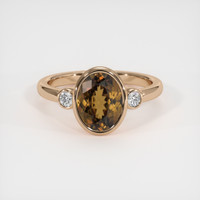 2.82 Ct. Gemstone Ring, 14K Rose Gold 1