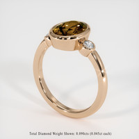 2.82 Ct. Gemstone Ring, 14K Rose Gold 2