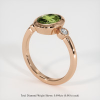 2.25 Ct. Gemstone Ring, 14K Rose Gold 2