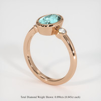 1.82 Ct. Gemstone Ring, 14K Rose Gold 2