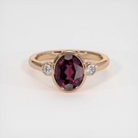 2.83 Ct. Gemstone Ring, 14K Rose Gold 1