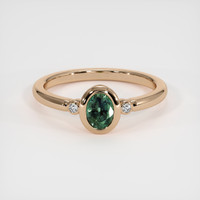 0.65 Ct. Gemstone Ring, 14K Rose Gold 1