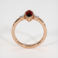 1.13 Ct. Ruby Ring, 14K Rose Gold 3