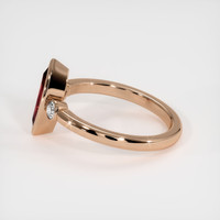 1.13 Ct. Ruby Ring, 14K Rose Gold 4