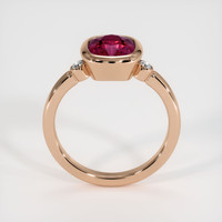 2.92 Ct. Ruby Ring, 14K Rose Gold 3