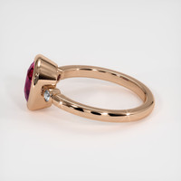 2.92 Ct. Ruby Ring, 14K Rose Gold 4