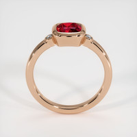 1.37 Ct. Ruby Ring, 14K Rose Gold 3