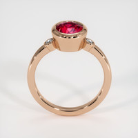 2.31 Ct. Ruby Ring, 14K Rose Gold 3