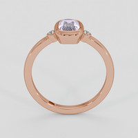 1.10 Ct. Purple Sapphire Ring, 14K Rose Gold 3