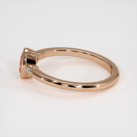 0.68 Ct. Sapphire Ring, 14K Rose Gold 4
