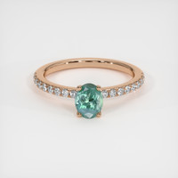 1.20 Ct. Gemstone Ring, 18K Rose Gold 1