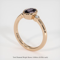 1.39 Ct. Gemstone Ring, 18K Rose Gold 2