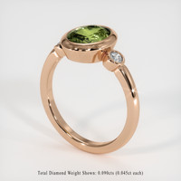 2.25 Ct. Gemstone Ring, 18K Rose Gold 2