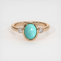 1.24 Ct. Gemstone Ring, 18K Rose Gold 1