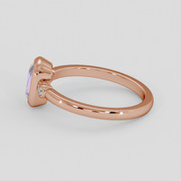 1.10 Ct. Purple Sapphire Ring, 18K Rose Gold 4