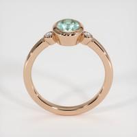 0.99 Ct. Sapphire Ring, 18K Rose Gold 3